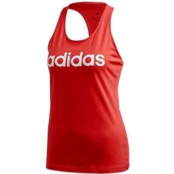 adidas W E Lin Slim TK Top sin Mangas, Mujer, rosbas/Blanco, 2XL