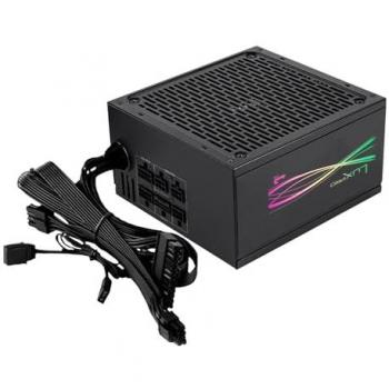 Aerocool LUXPRORGB850M Fuente Alimentación Semi-Modular RGB 850W 80Plus Bronze +88% ATX 3.0 PCIe 5.0, Condensadores Japoneses, Ventilador