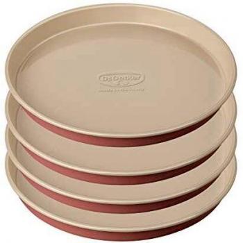 Set de 4 moldes para pastel en capas Dr. Oetker Retro Ø17cm, diseño rosa y crema con recubrimiento antiadherente