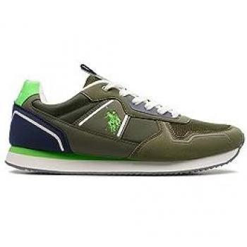 U.S. Polo Assn. Green Polyester Sneaker - EU44/US11