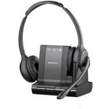 Plantronics 84004-02 - Auriculares con micrófono para teléfono fijo de diadema cerrados Bluetooth, negro