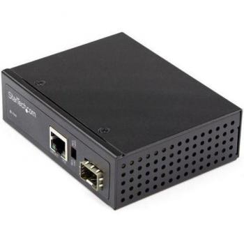 StarTech.com PoE+ Industrial Fiber to Ethernet Media Converter 60W