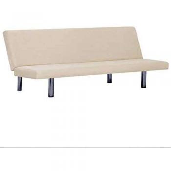 SengentoStyle Slaapbank polyester crème