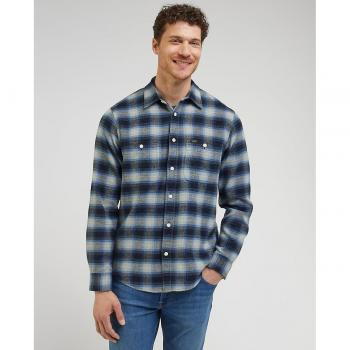Lee - Camisa de hombre relaxed de cuadros en color negro
