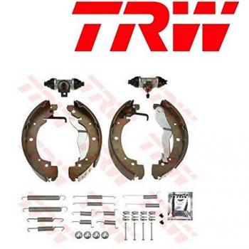 Kit de frenos traseros TRW BK1518 con zapatas y cilindro de rueda para Volkswagen Transporter 4