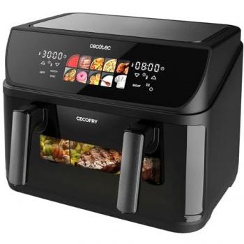 Freidora de Aire Cecotec 10L con 4 Resistencias, Cecofry&Grill Duoheat 10000, 2800W, Dorado Perfecto y Sabor a Parrilla