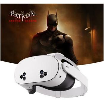 Meta Quest 3S All-In-One VR Headset with 128GB Storage, Batman: Arkham Shadow Game, and 3-Month Meta Horizon+ Trial