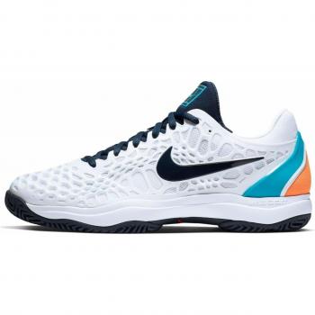 Nike air zoom cage 3 hc zapatillas de tenis para hombre whiteobsidianlight carbonlt blue fury 000 385 eu