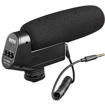 Boya BY-VM600 Condenser Microphone for Digital SLR Camera Black