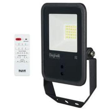 Proyector LED Beghelli W20 - Doble Sensor y 3 Funciones con Control Remoto
