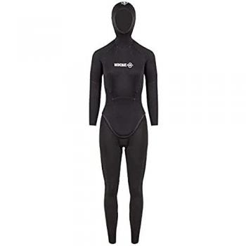 Beuchat Chaqueta de Buceo Inspiro Set 5 mm, Traje de neopreno de mujer 5 mm, Inspiro Beuchat, Combinación para mujer, color negro, talla Large