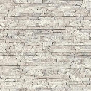 Papel Pintado Rasch Imitación Piedra Beige 0.53 x 10.05 m