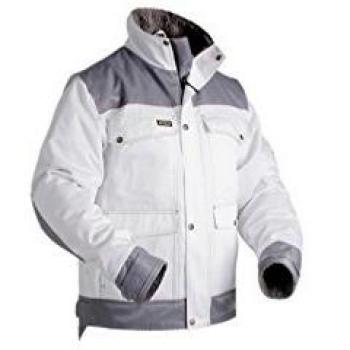 Chaqueta de Pintor de Invierno Blanca/Gris Talla M