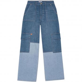 Ganni Angi Wide Leg Jeans - Blue - Size 28 - Women's Denim