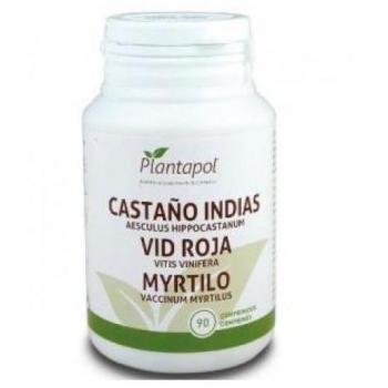 Castaño de Indias, Vid Roja y Mirtilo Plantapol 90 comprimidos