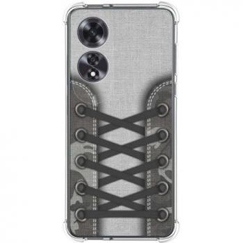Funda Antigolpes de Silicona para Oppo A60 4G con Diseño de Zapatillas 16 Dibujos