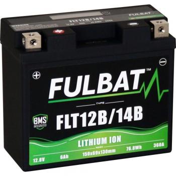 Batería de Moto Fulbat FLT12B/14B Lithium-Ion LiFePO4