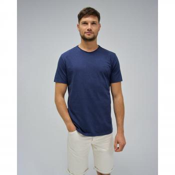 Camiseta Lisa de Hombre Salsa Jeans con Manga Corta y Logotipo