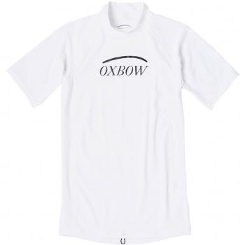 Oxbow oxp049345 Rash – Chaqueta de Manga Corta para Hombre, Hombre, Color Blanco, tamaño L