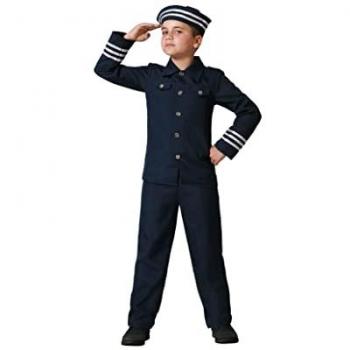 Disfraz Marinero Infantil Negro 5-6 Años - Atosa