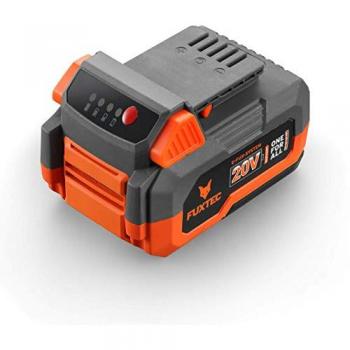 Batería de Litio Fuxtec 20V 4Ah - Compatible con Herramientas de Jardinería, Carga Rápida en 120 Minutos