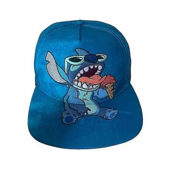 Gorra de béisbol Lilo & Stitch unisex para adultos con diseño de helado, color azul, talla única