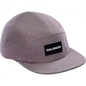 Gorra de montaña unisex Salomon Five Panel violeta