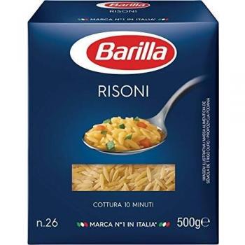 Pasta Risoni Barilla N°26 500g - 100% Grano Italiano