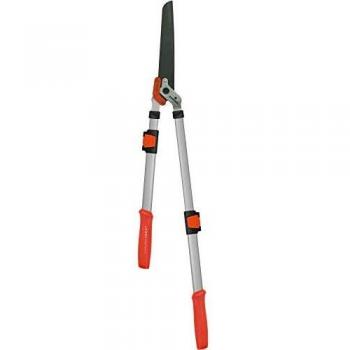 Corona HS 4344 Corta setos Extensible - ComfortGEL + DualLINK - Hojas de 24 cm - Mangos de 42 cm a 62 cm