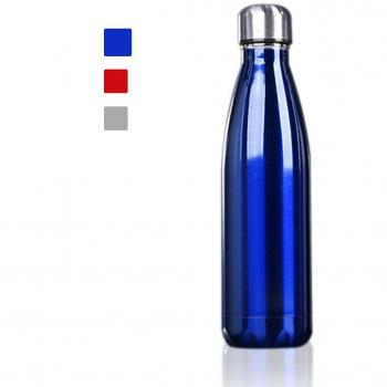 500ml Botella de Agua de Acero Inoxidable Portátil Botella Aislada al Vacío Deportiva Botella Térmica libre de BPA, Mantener sus Bebidas Calientes y Frías evita fugas y derrames