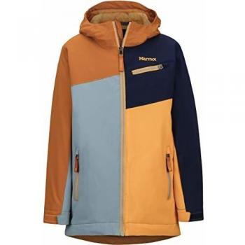 Marmot Boy's Thunder Chaqueta, Niños, Blue Granite/Hawaiian Sunset, Small
