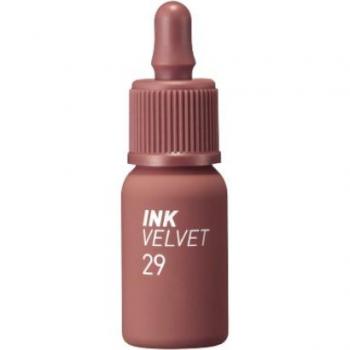 Tinta de Labios Peripera Ink Velvet - Acabado Aterciopelado - 4g - 029 Cocoa Nude