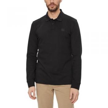 Polo de Hombre BOSS Passerby Manga Larga Negro Slim Fit XXL con Logotipo