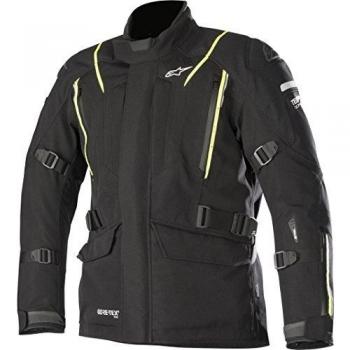 Alpinestars Chaqueta moto Big Sur Gore-tex Pro Jacket Tech-air Compatible Black Yellow Fluo, Negro/Amarillo, XL