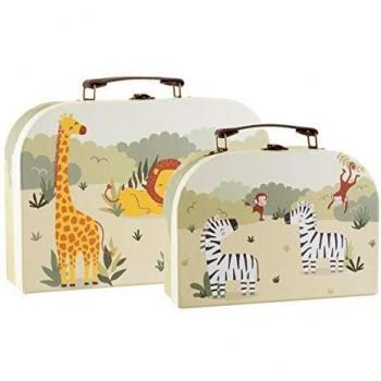 Sass & Belle Savannah Safari Maletas - Juego de 2