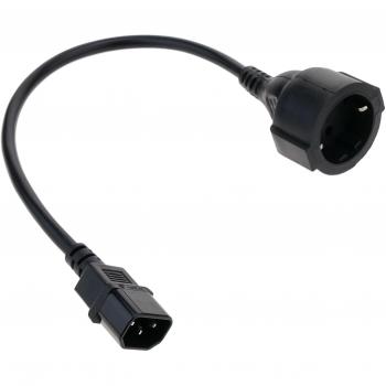 Cablematic PN02031510250152961 - Cable de alimentación IEC-60320 20 cm