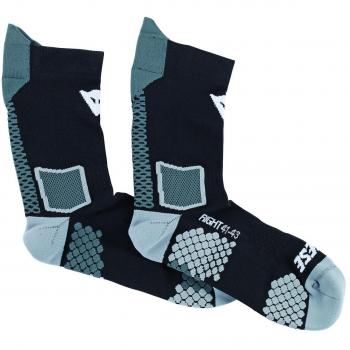 Dainese-D-CORE MID calcetín, Negro/Antracite, Talla L