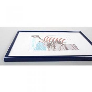 Dorr Marco de Fotos en Acero, plástico, Azul, 20 x 16-Inch