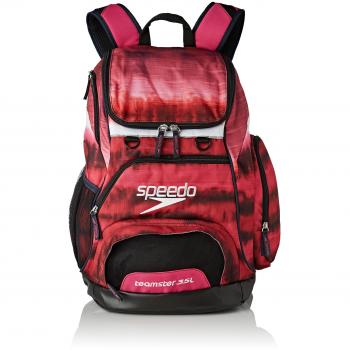 Speedo Teamster 35L Mochila, Unisex Adulto, Rosa teñido en Espiral, Talla Única