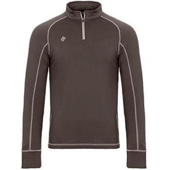 Izas ISAR Camiseta De Manga Larga, Hombre, Gris Oscuro/Plateado, M