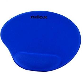 Nilox Alfombrilla Raton NXMPE02 ERGONOMICA (25x22) Azul