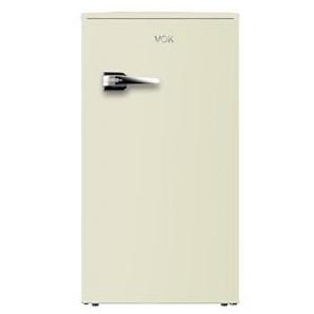 Frigorífico Retro 85L VOK Evr-85rdec Crema 84cm Puerta Reversible Iluminación LED Silencioso Bajo Consumo