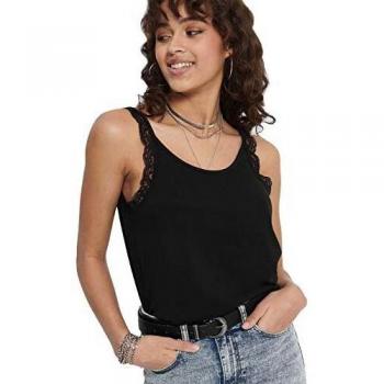 Yong Elena Lace Singlet Jrs., Negro
, M