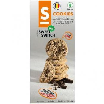 Cookies con Chocolate Belga con Stevia Sin Gluten 100g Sweet Switch