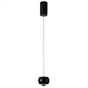 Lámpara colgante LED 9W ovalada color negro 10x10x100 cm 4000K diseño moderno V-TAC VT-7830