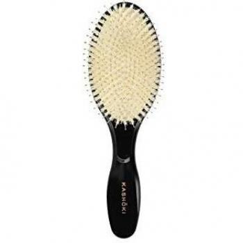 Kashōki Hair Brush Oval Large con Cerdas Naturales y Mango Ergonómico