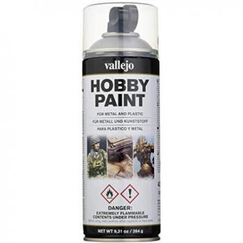 Vallejo Premium Black Acrylic Primer Spray 400ml