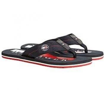 Tommy Hilfiger Hilfiger Badge Beach Sandal, Chanclas Hombre, Cielo del Desierto, 42 EU