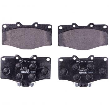 Juego de pastillas de freno HELLA con advertencia acústica para Toyota Hilux - 8DB 355 009-471