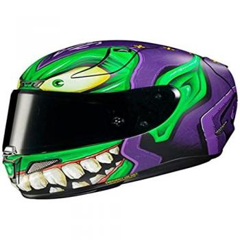 Casco integral HJC RPHA11 Green Goblin Marvel (MC48SF) - Lila, Talla XXL